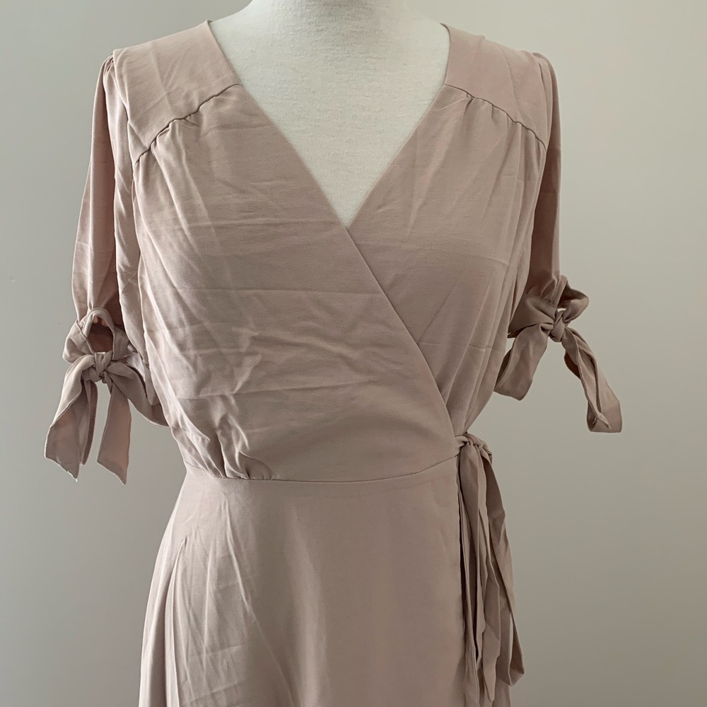 Our Heritage NWT Wrap Midi Wrap Dress - Picture 7 of 7